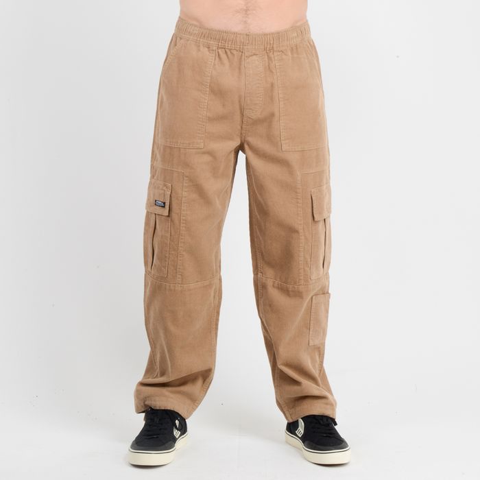 PANTALON COTELE CARGO SURF  BEIGE