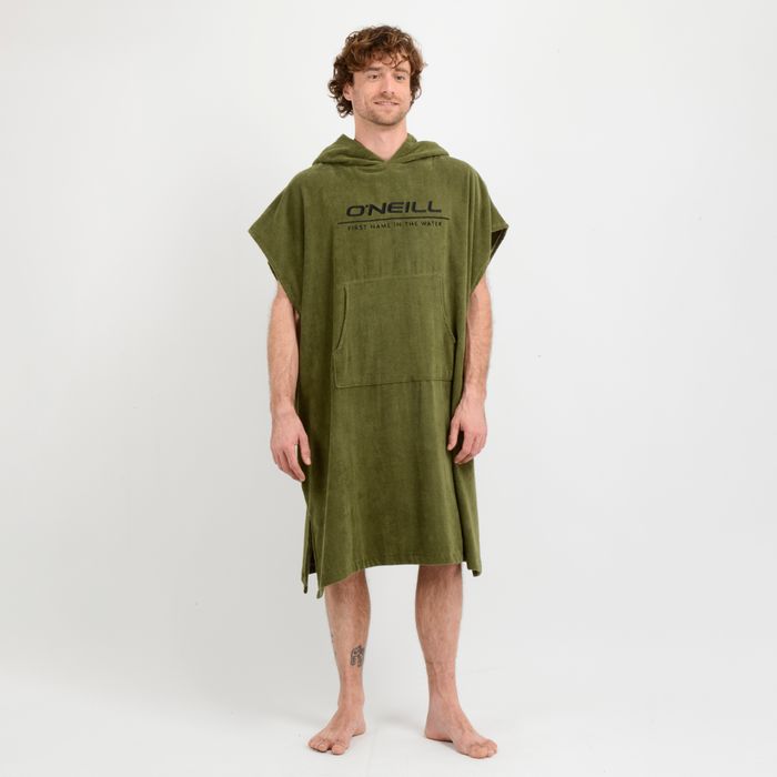 PONCHO TOALLA CALI  VERDE OSCURO