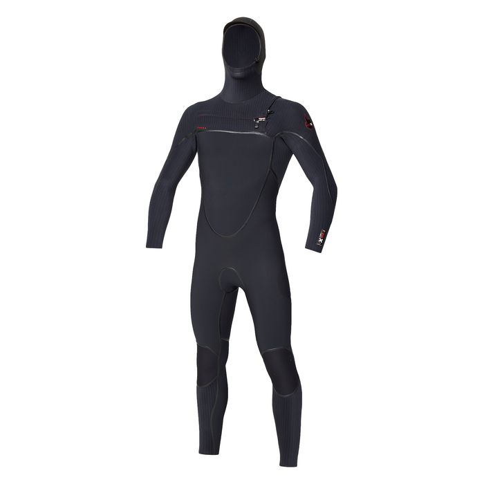TRAJE DE SURF  HYPER FIRE X CZ FULL W/ HOOD 5/4MM - WSM4C7MA/002 NEGRO