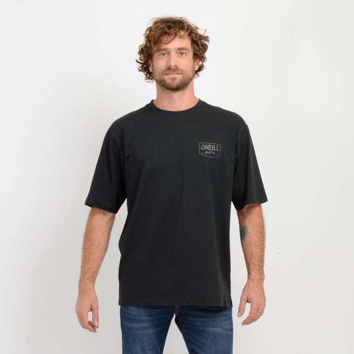 POLERA MANGA CORTA BARREL HOUSE  NEGRO