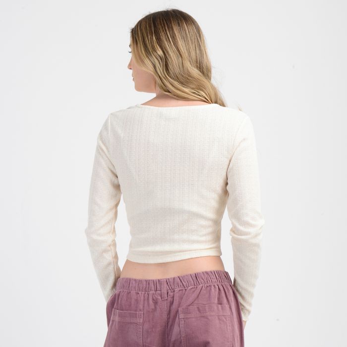 POLERA MANGA LARGA MARLENE II BEIGE CLARO