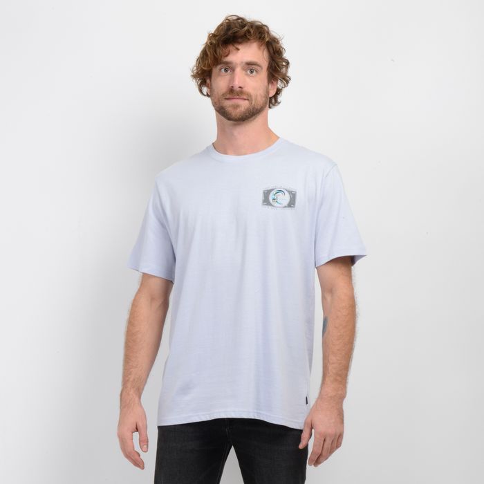 POLERA MANGA CORTA FOREVER AZUL CLARO