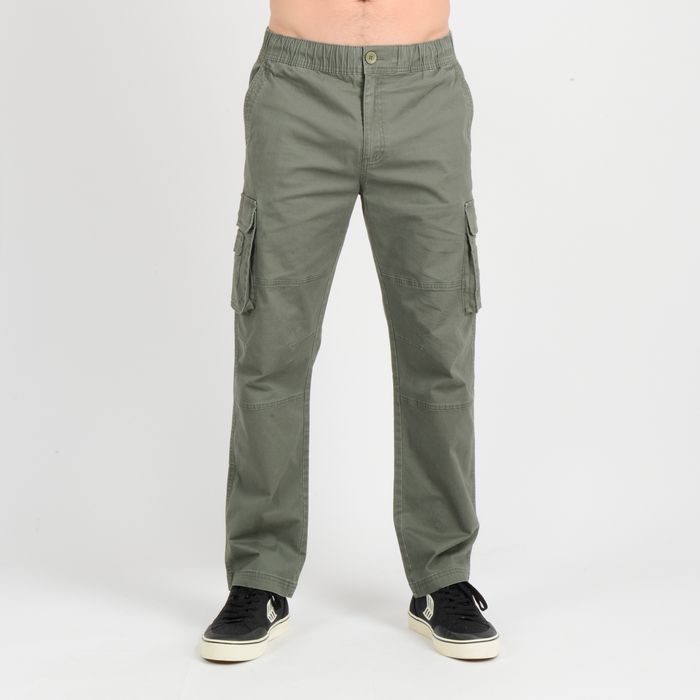PANTALON CARGO BREXTON VERDE OSCURO