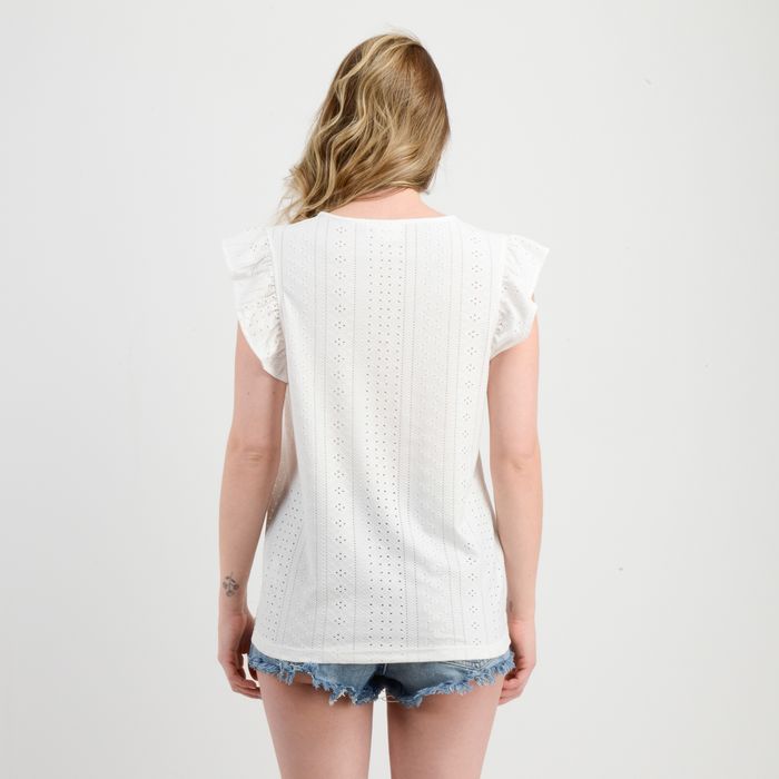 POLERA SIN MANGAS TALLIE BLANCO