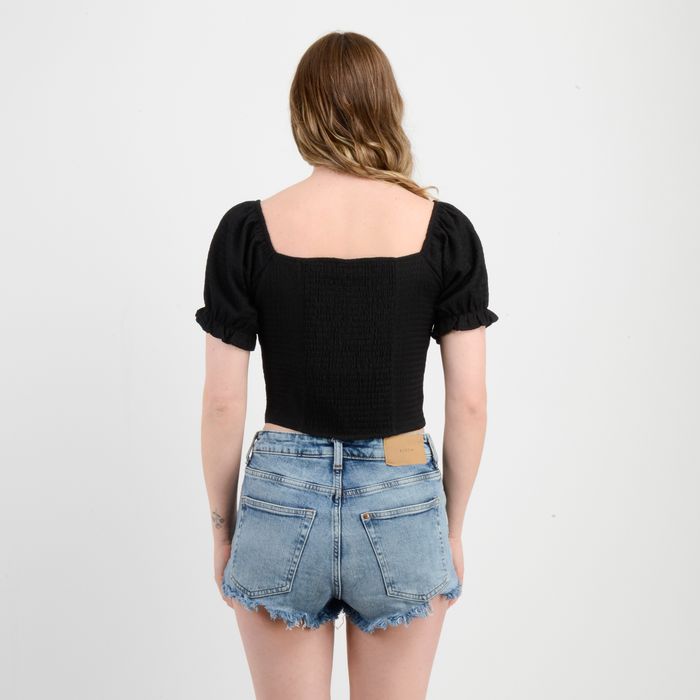 POLERA MANGA CORTA LEANNE II NEGRO