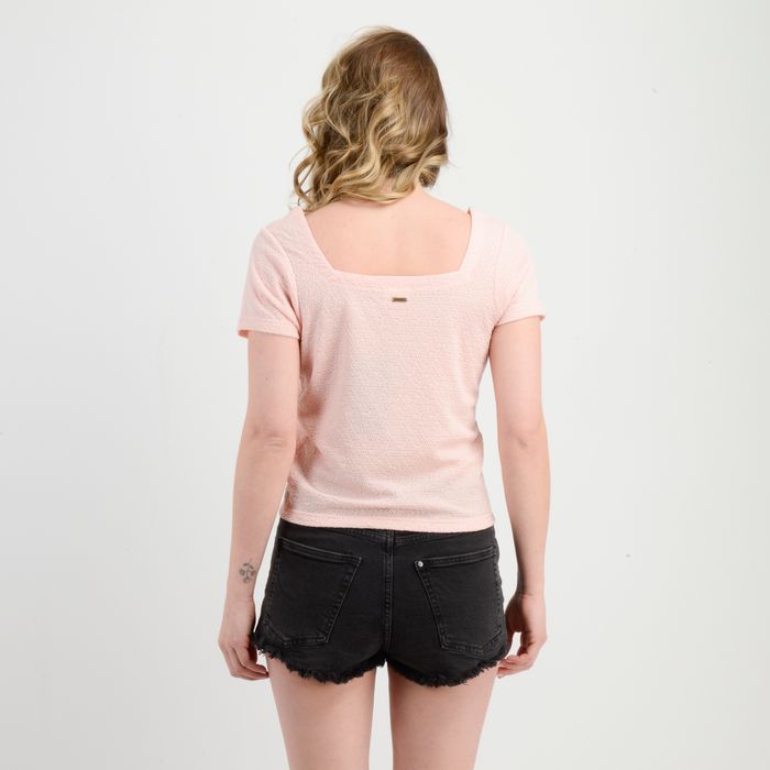 POLERA MANGA CORTA JACKIE ROSADO