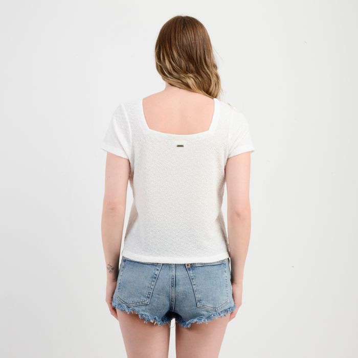 POLERA MANGA CORTA JACKIE BLANCO