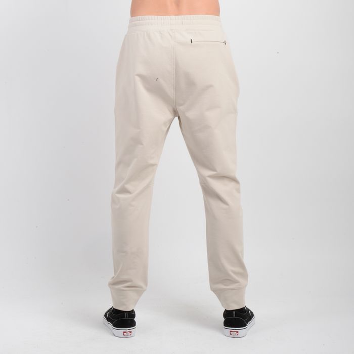 PANTALON BUZO TRVLR WAY BEIGE