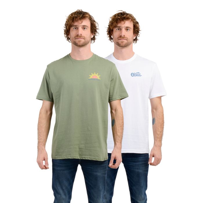 PACK 2 POLERAS TIDE 1 VERDE - BLANCO