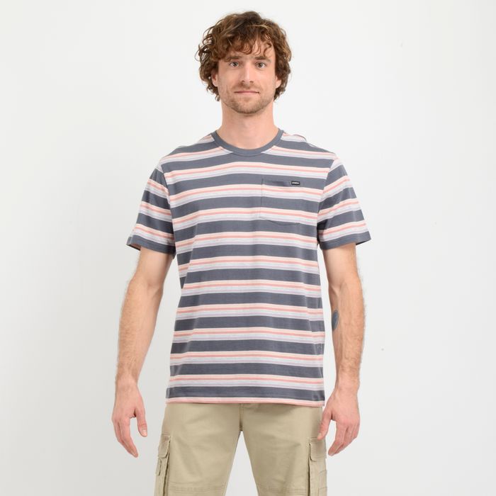 POLERA MANGA CORTA BOLDER  GRIS