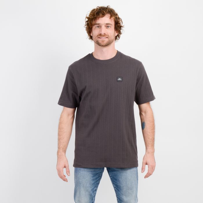 POLERA MANGA CORTA NEW LINE GRIS OSCURO