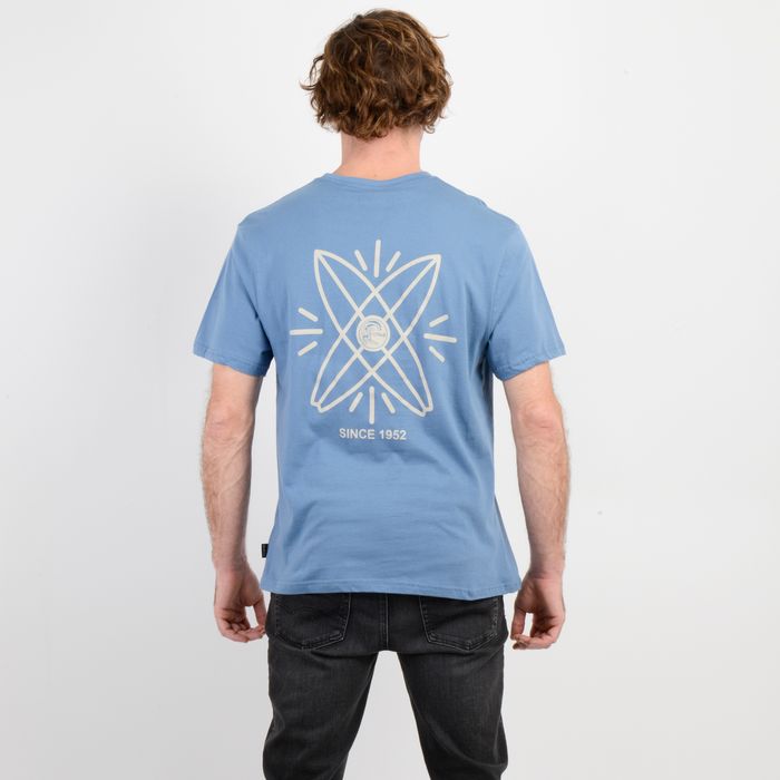 POLERA MANGA CORTA OG VENICE AZUL