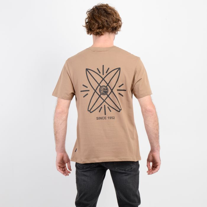 POLERA MANGA CORTA OG VENICE CAFÉ CLARO