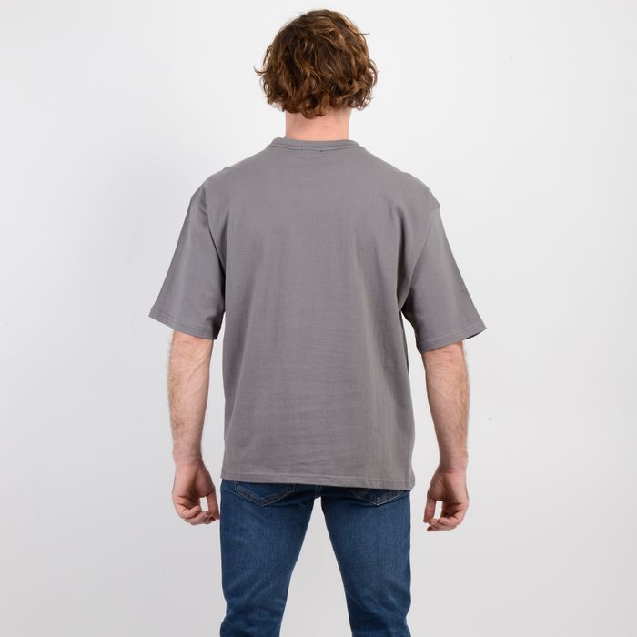 POLERA MANGA CORTA HIGHWAY GRIS OSCURO