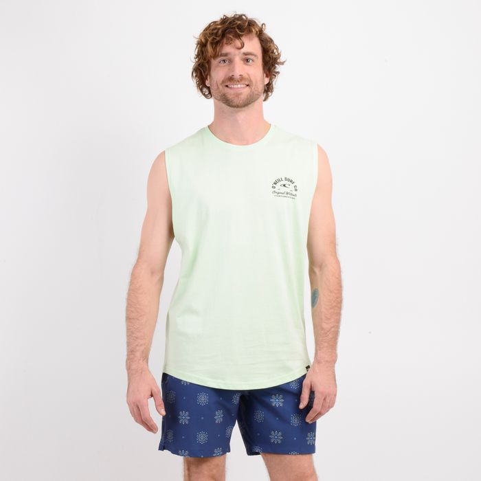 POLERA SIN MANGAS SURF CO VERDE CLARO