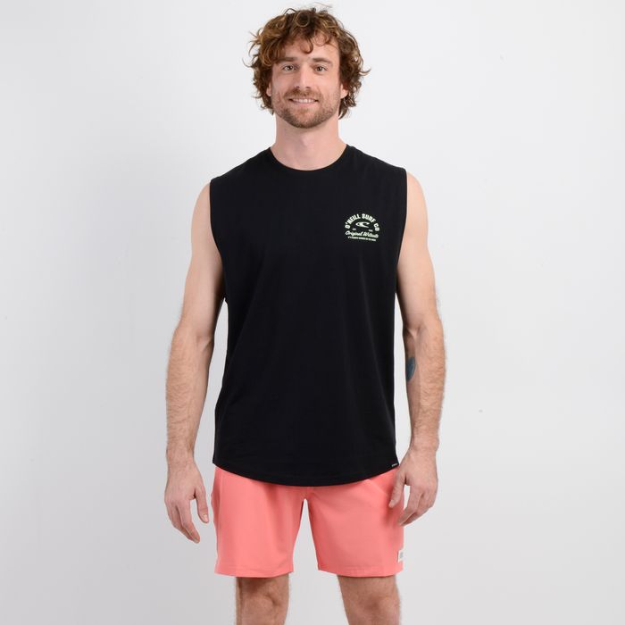 POLERA SIN MANGAS SURF CO NEGRO