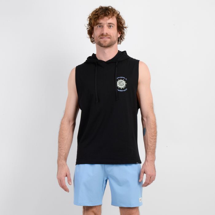 POLERA SIN MANGAS SUMMER TIME NEGRO