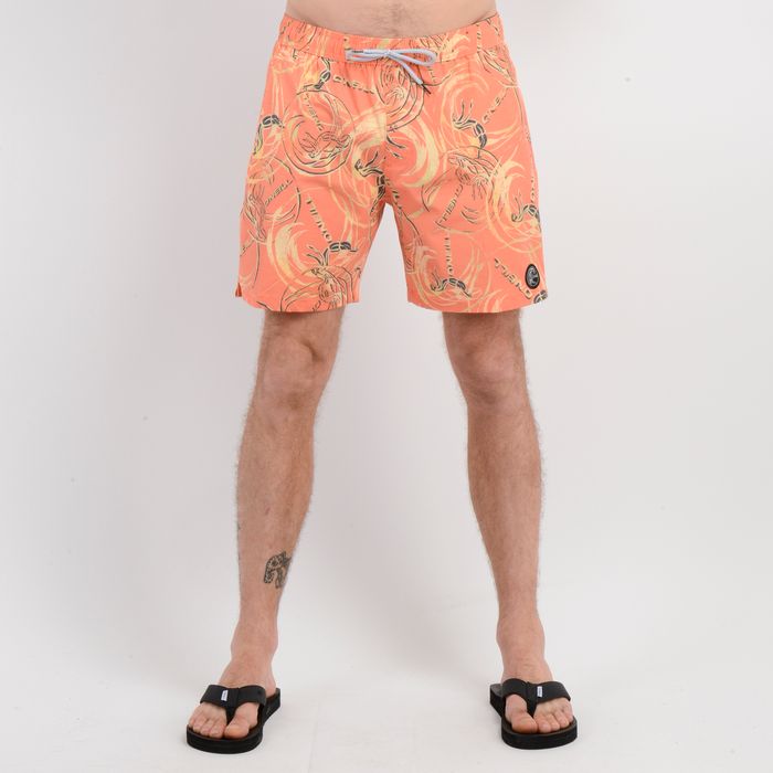 TRAJE DE BAÑO VOLLEY OG CIRCLE 16" NARANJO