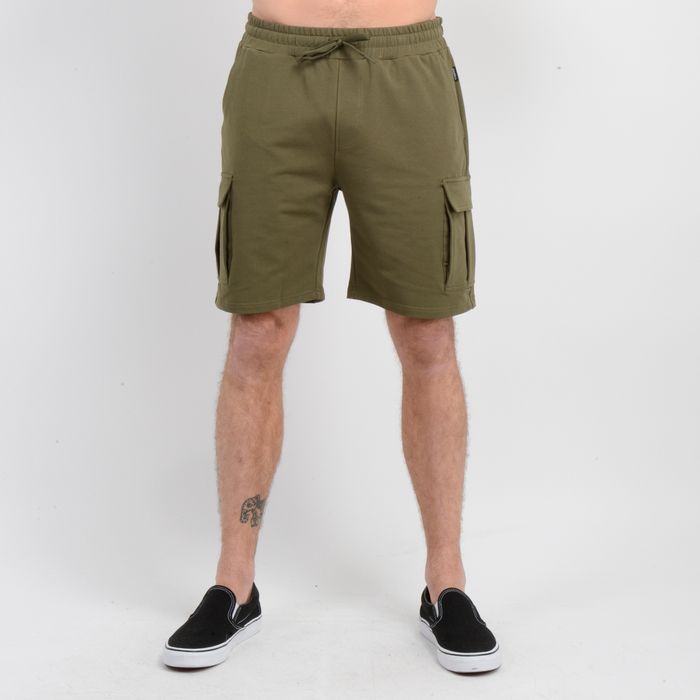 BERMUDA BASICO CARGO JAY VERDE OSCURO