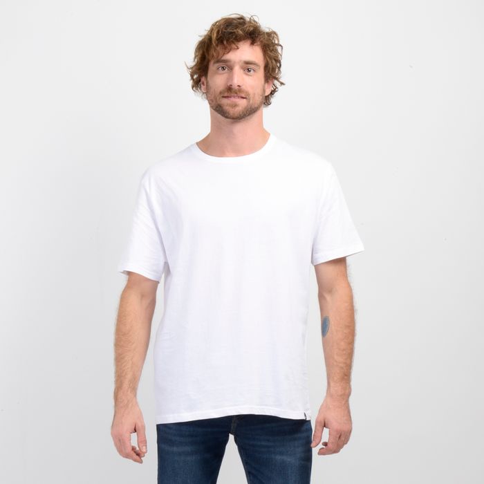 POLERA MANGA CORTA EAST CLIFF BASIC BLANCO