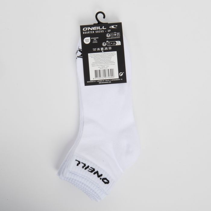 TRIPACK CALCETINES ESSENTIALS QUARTER BLANCO