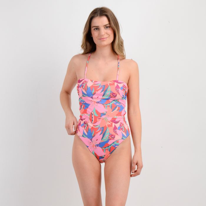 TRAJE DE BAÑO ENTERO CABANA ROSADO