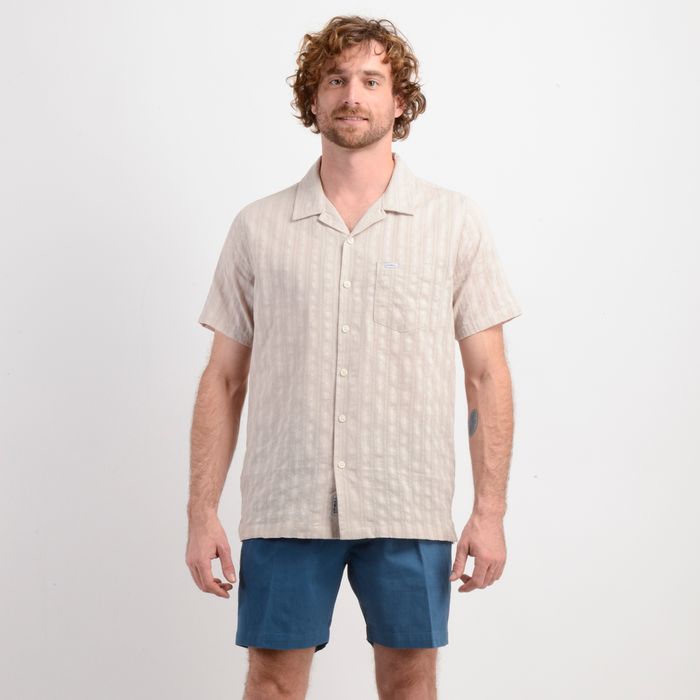 CAMISA MANGA CORTA POLARIZE BEIGE