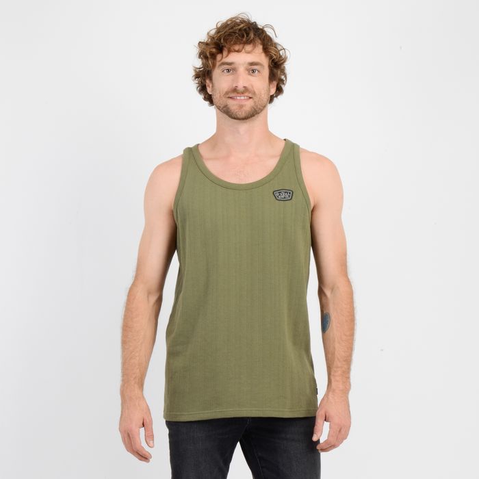 POLERA SIN MANGAS MYTHIC VERDE OSCURO