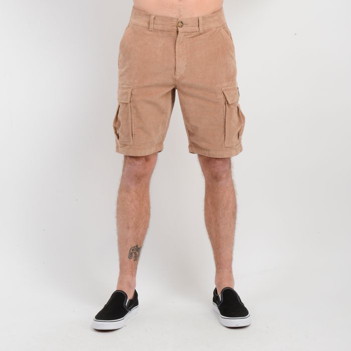 BERMUDA COTELE CARGO O'RIGINALS CORD CAFÉ