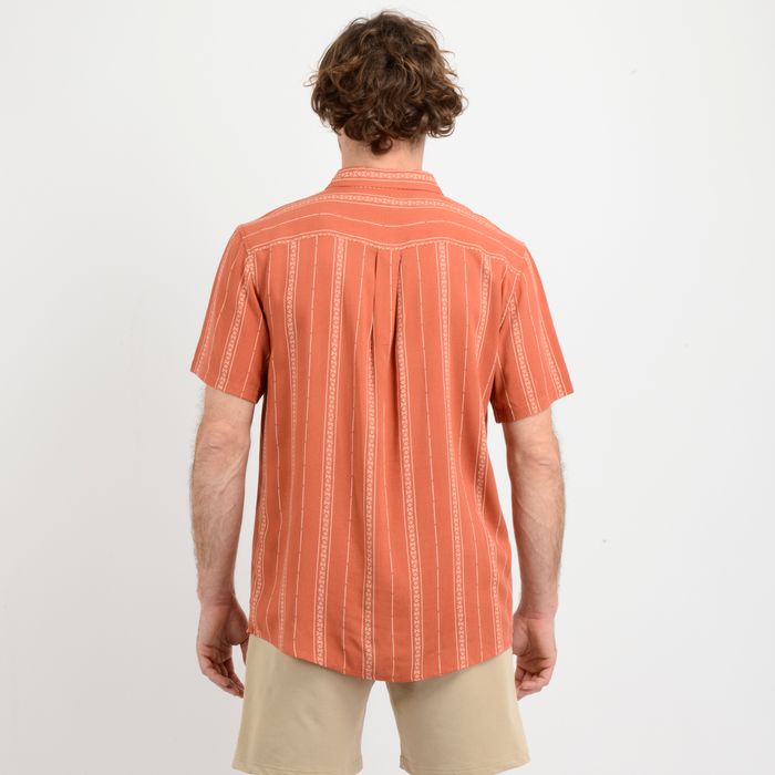 CAMISA MANGA CORTA OASIS  NARANJO