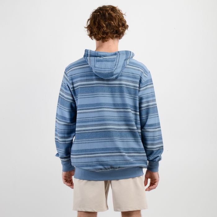 POLERON BAVARO STRIPE HOODIE AZUL