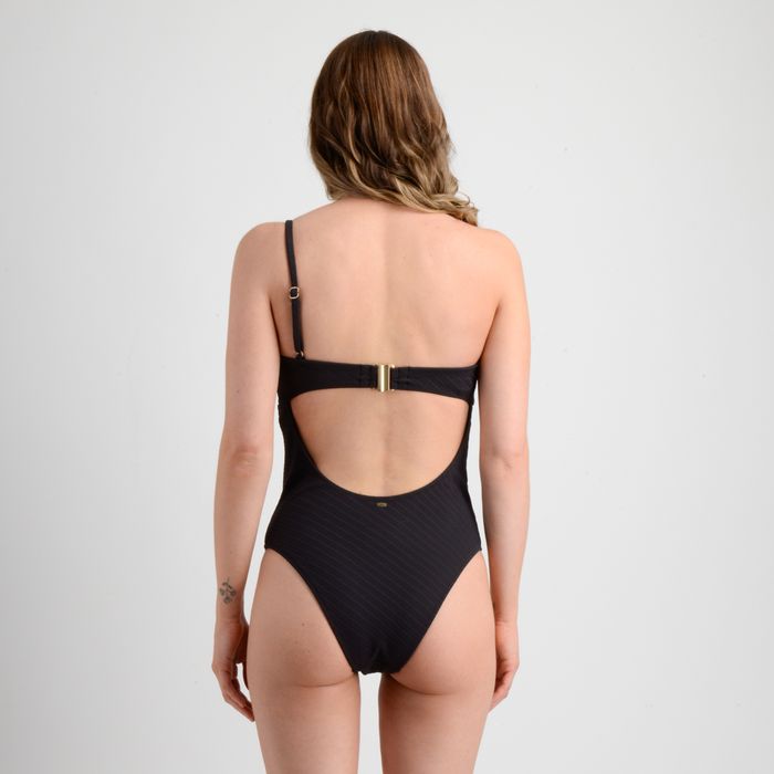 TRAJE DE BAÑO CON COPA ENTERO LEAH NEGRO