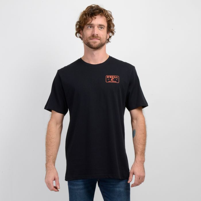 POLERA MANGA CORTA OBLONG NEGRO