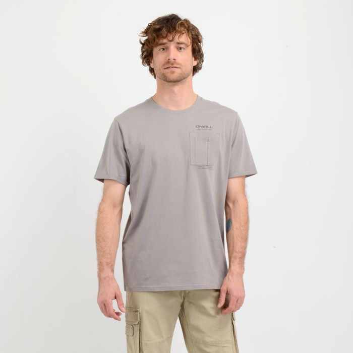 POLERA MANGA CORTA JOURNEY  GRIS