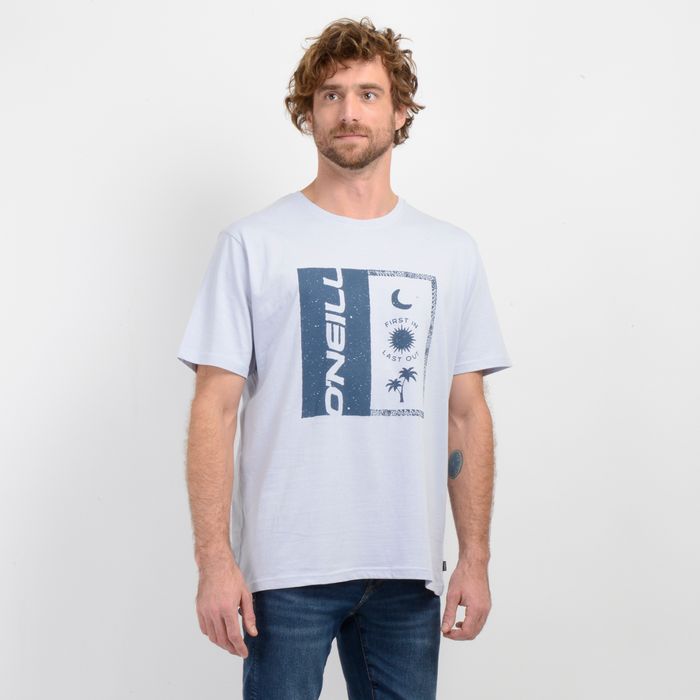 POLERA MANGA CORTA ARCHES AZUL CLARO