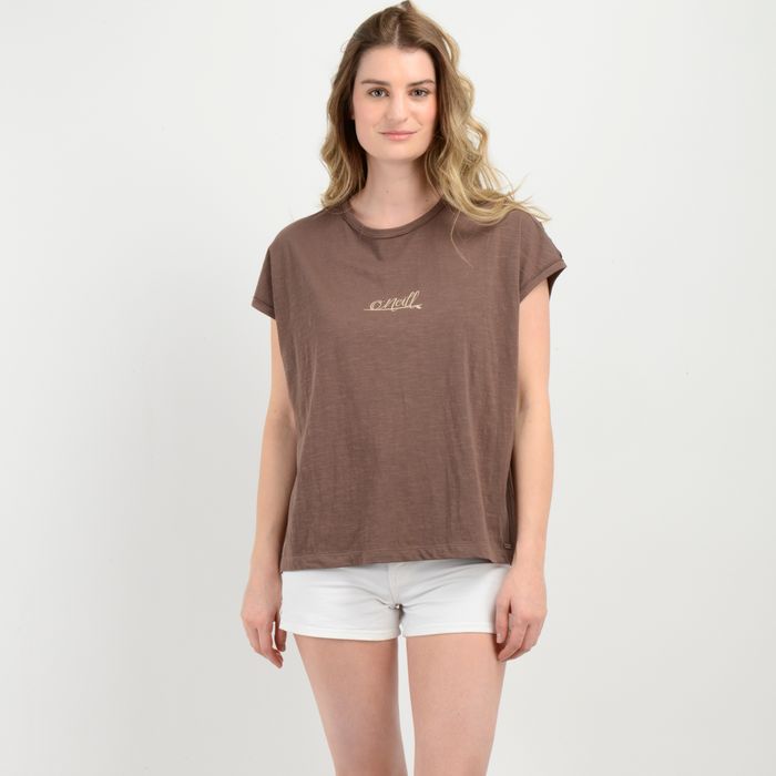 POLERA MANGA CORTA ERIN CAFÉ