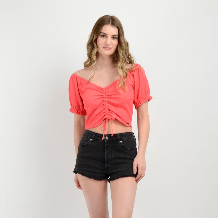 POLERA MANGA CORTA LEANNE II ROJO