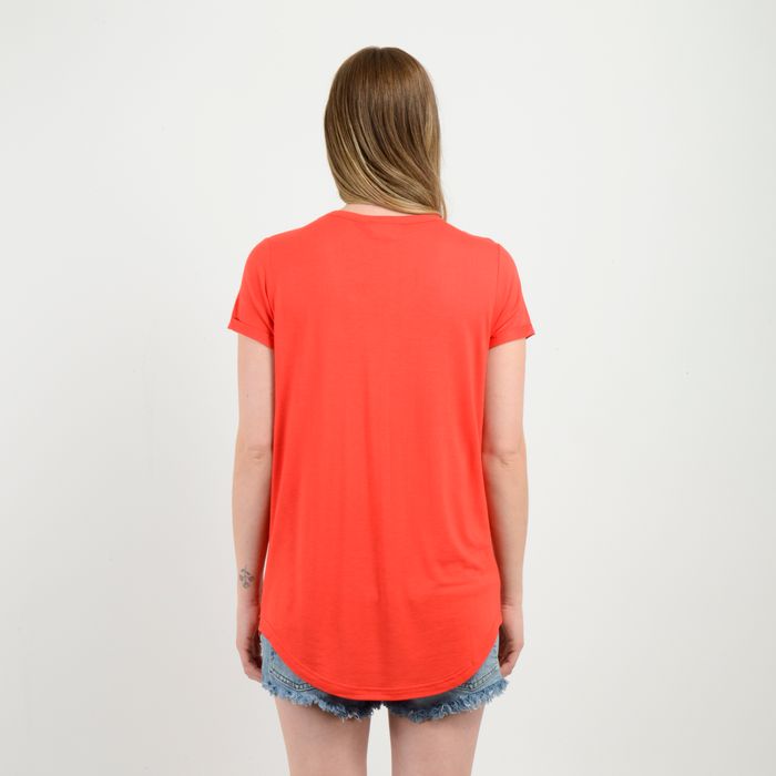 POLERA MANGA CORTA ESSENTIAL II ROJO