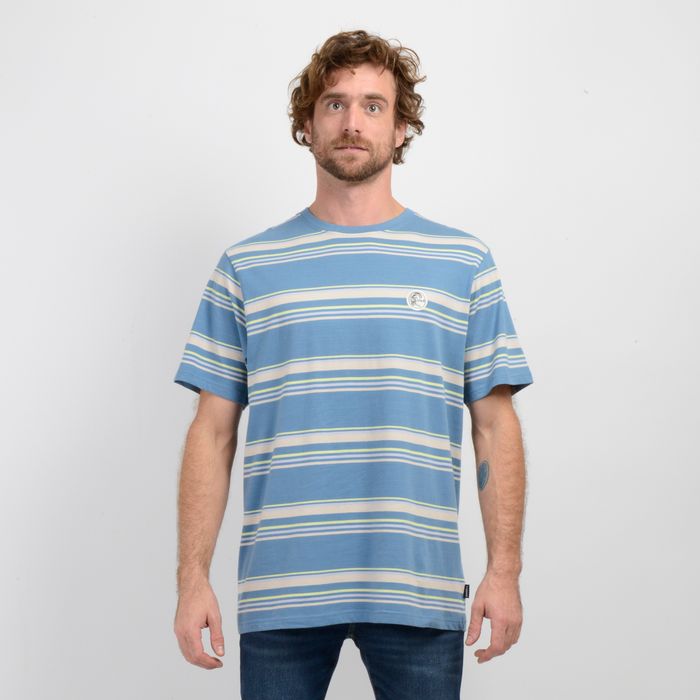 POLERA MANGA CORTA O'RIGINALS STRIPE AZUL