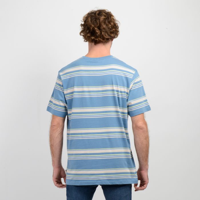POLERA MANGA CORTA O'RIGINALS STRIPE AZUL