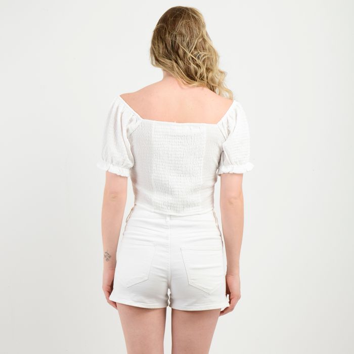 POLERA MANGA CORTA LEANNE II BLANCO