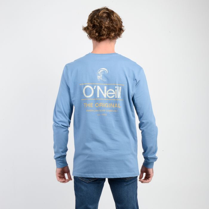 POLERA MANGA LARGA OG PARALLEL LINES AZUL