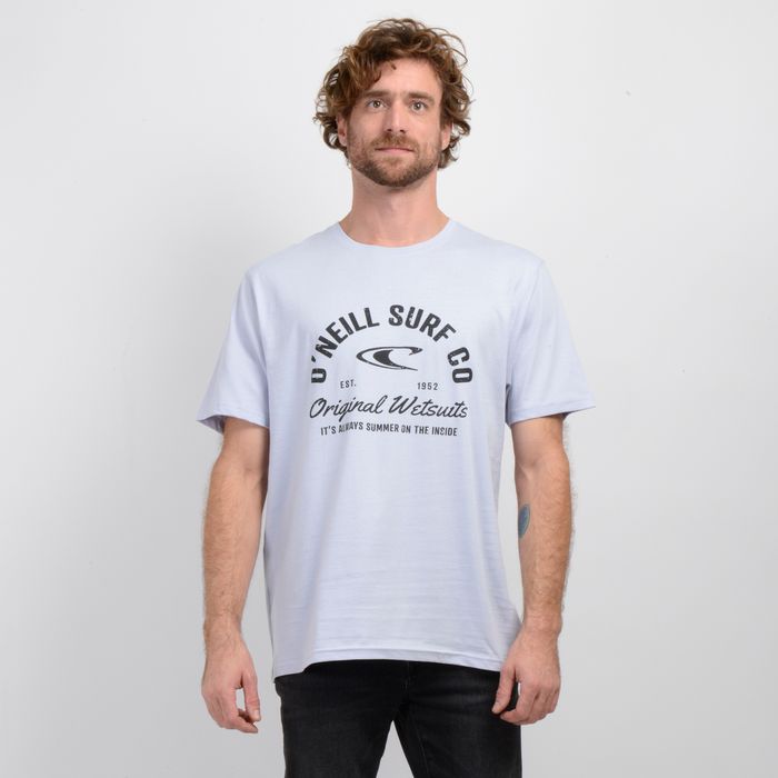 POLERA MANGA CORTA SURF CO AZUL CLARO