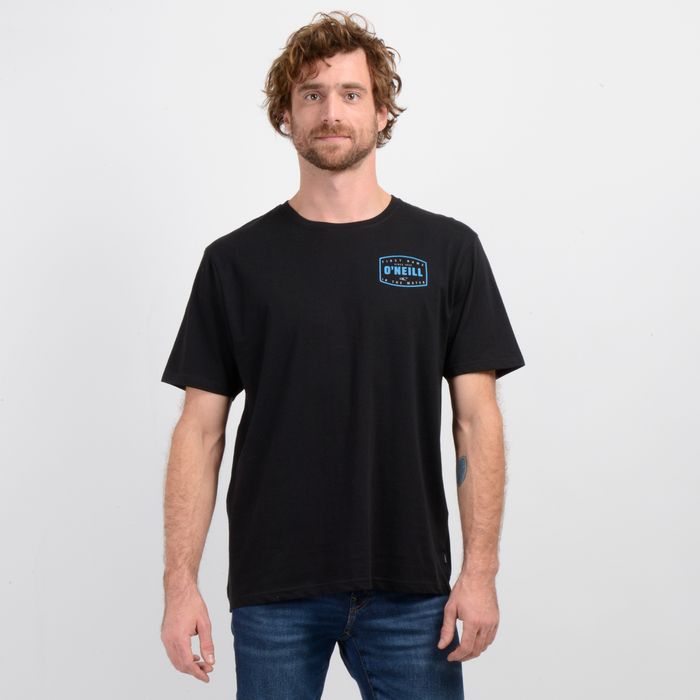 POLERA MANGA CORTA BLUE HORIZON NEGRO