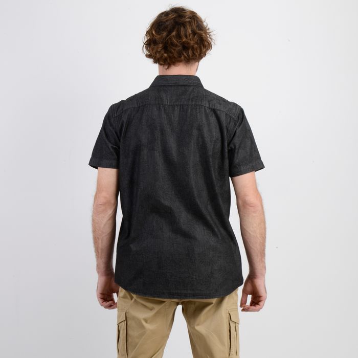 CAMISA MANGA CORTA PERSON GRIS OSCURO