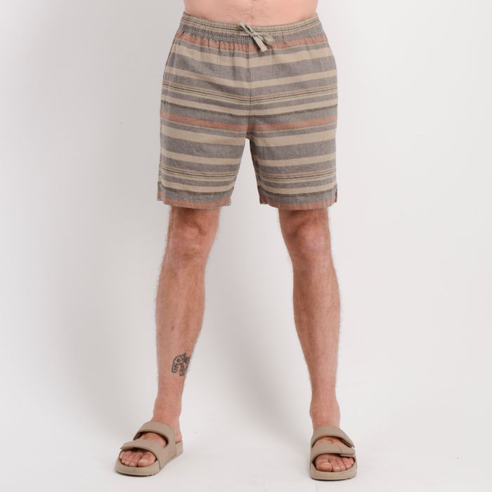 BERMUDA LOW KEY STRIP VERDE OSCURO