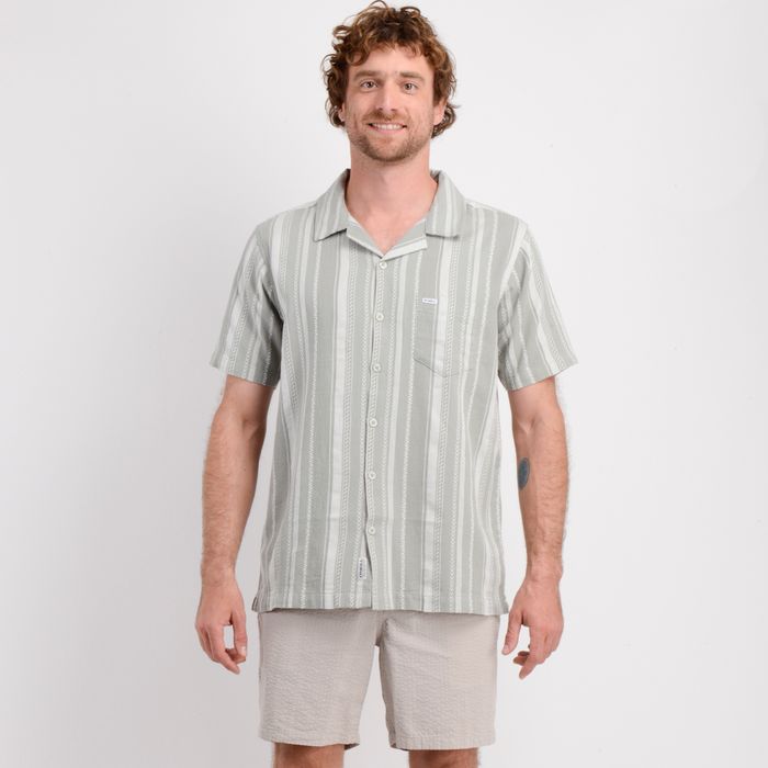 CAMISA MANGA CORTA REED VERDE CLARO