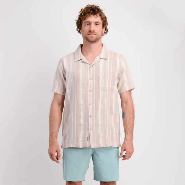 CAMISA MANGA CORTA REED BEIGE