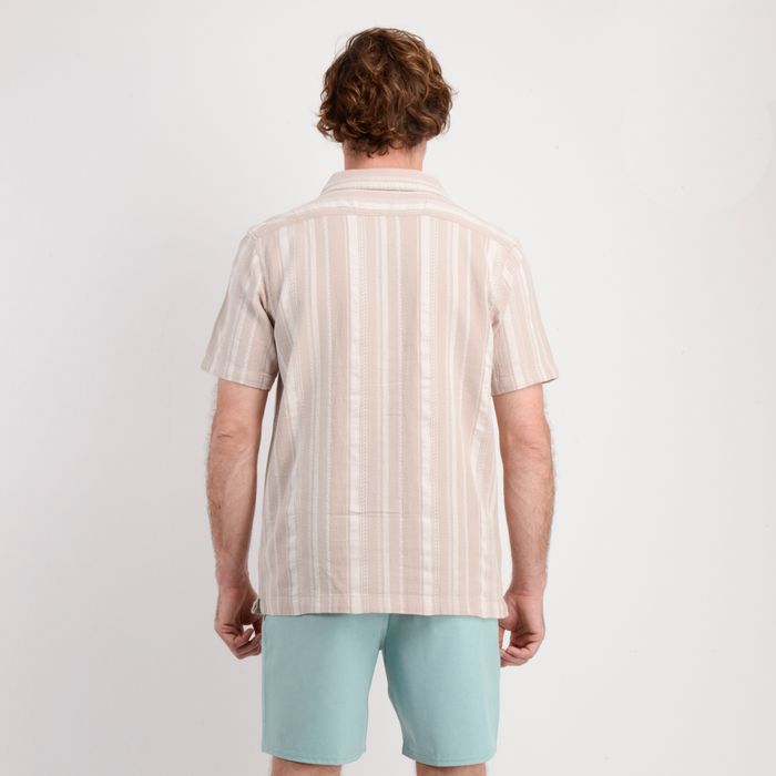 CAMISA MANGA CORTA REED BEIGE