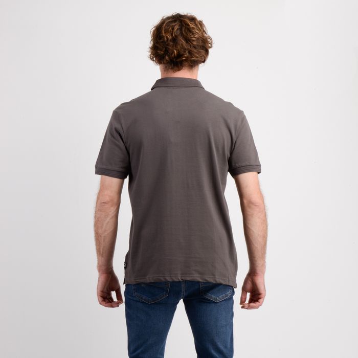 POLERA MANGA CORTA DIVER II GRIS OSCURO